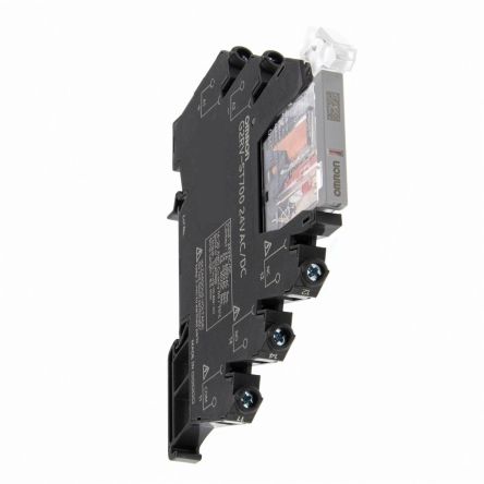 Omron G2RV-ST Series Electromechanical Interface Relay, DIN Rail Mount, 230V Ac Coil, SPDT, 1-Pole, 6A Load