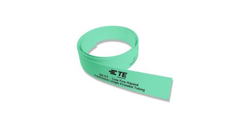 TE Connectivity Cross Linked Polyolefin Green Cable Sleeve, 50m Length, HX-CT Series