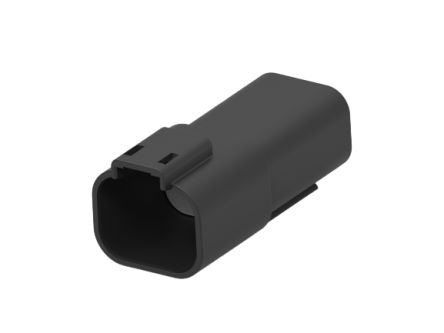 TE Connectivity Superseal Pro Automotive, Kfz-Steckverbinder, Gehäuse Für Buchsenklemme, Stecker, 4-polig, Schwarz /