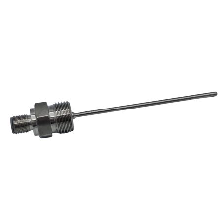 RS PRO PT100 NPT 1/2 Widerstandsthermometer Edelstahl Ø 3mm X 100mm, -75°C → +250°C