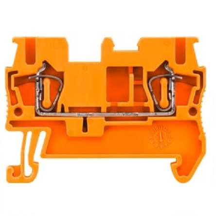 Siemens 8WH DIN-Schienen Reihenklemme Orange, 2.5mm², 800 V, Feder