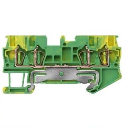 Siemens 8WH DIN-Schienen Reihenklemme Grün, Gelb, 1.5mm², Feder