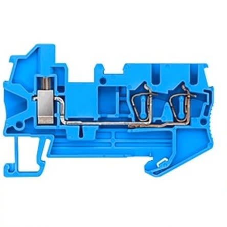 Siemens Bloc De Jonction 8WH, 2.5mm², Cage à Ressort, Bleu