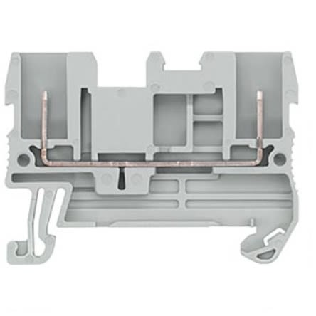 Siemens 8WH DIN-Schienen Reihenklemme Grau, 2.5mm², 500 V, Steckanschluss