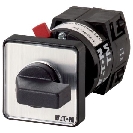 Eaton, 1P 2 Position 90° On-Off Cam Switch, 500V (Volts), 10A, Short Thumb Grip Actuator