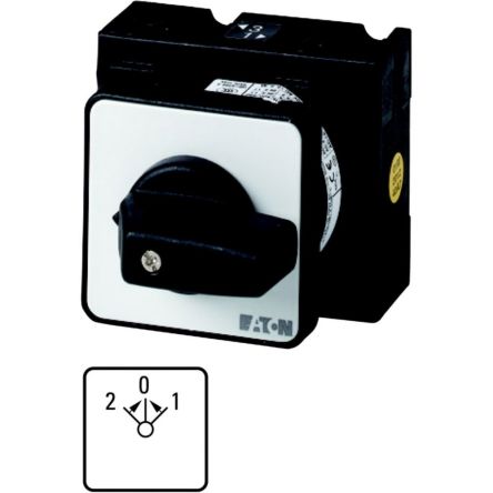 Eaton Interruttore Cam Serie Moeller 9259 T0-1-15371/E 2P, 2 Posizioni, 20A, 690V (Volts)