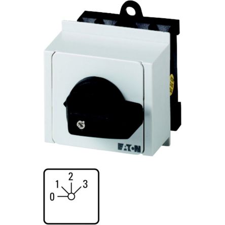 Eaton Moeller Nockenschalter, 3-polig / 20A, 690V (Volts), 4-Stufen, 45°-Wurfwinkel