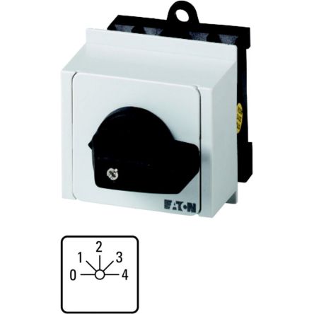 Eaton Moeller Nockenschalter, 2P / 20A, 690V (Volts), 5-Stufen, 45°-Wurfwinkel