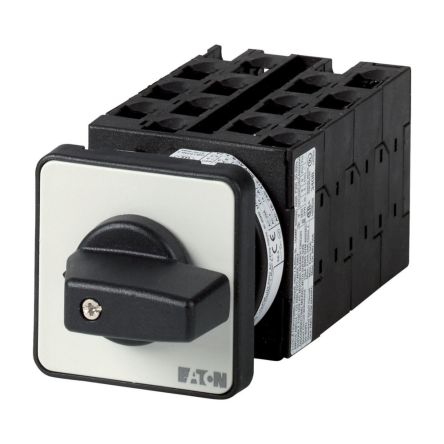 Eaton, 3P 4 Position 60° Multi Speed Cam Switch, 690V (Volts), 20A, Short Thumb Grip Actuator