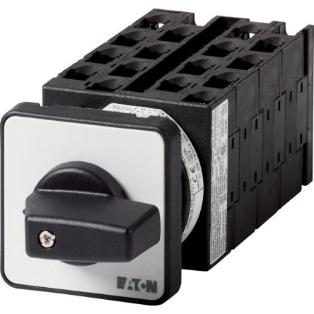 Eaton, 3P 6 Position 45° Multi Step Cam Switch, 690V (Volts), 20A, Toggle Actuator