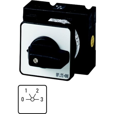 Eaton Interrupteur à Came Moeller Series T3, 4 Contacts, 1P, 32A