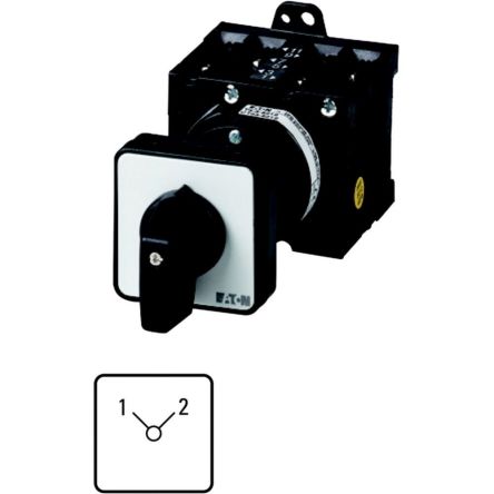 Eaton Moeller Nockenschalter, 1-polig / 32A, 690V (Volts), 2-Stufen, 90°-Wurfwinkel