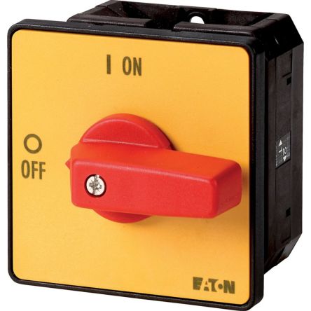Eaton, 1P 2 Position 90° On-Off Cam Switch, 690V (Volts), 100A, Short Thumb Grip Actuator