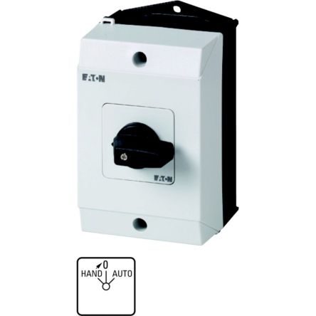 Eaton, 1P 3 Position 45° Changeover Cam Switch, 690V (Volts), 20A, Toggle Actuator