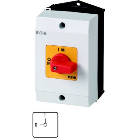 Eaton Moeller Nockenschalter, 1-polig / 20A, 690V (Volts), 2-Stufen, 90°-Wurfwinkel