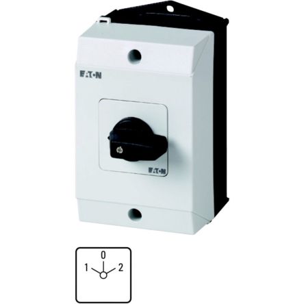 Eaton Moeller Nockenschalter, 1-polig / 20A, 690V (Volts), 3-Stufen, 45°-Wurfwinkel