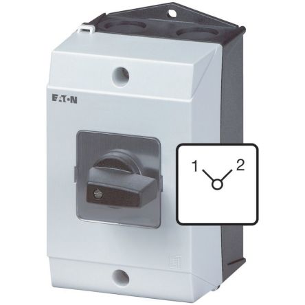 Eaton Moeller Series T3 Nockenschalter, 4-polig / 32A, 690V (Volts), 3-phasig, 2-Stufen, 90°-Wurfwinkel