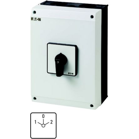 Eaton Moeller Series T5 Nockenschalter, 3-polig / 100A, 690V (Volts), 3-Stufen, 60°-Wurfwinkel