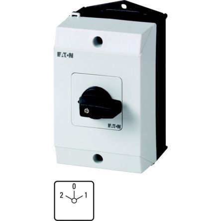 Eaton Moeller Nockenschalter, 3-polig / 20A, 690V (Volts), 3-Stufen, 60°-Wurfwinkel