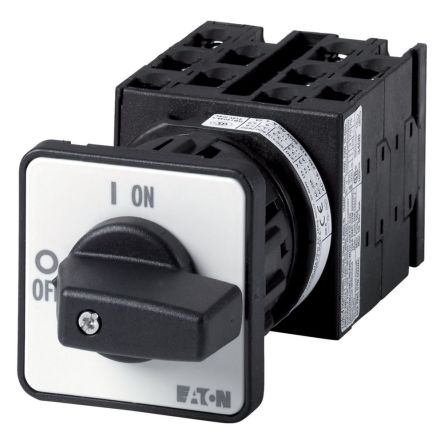 Eaton Interruttore Cam Serie Moeller 50717 T0-5-8281/EZ 3P, 4 Posizioni, 20A, 690V (Volts)