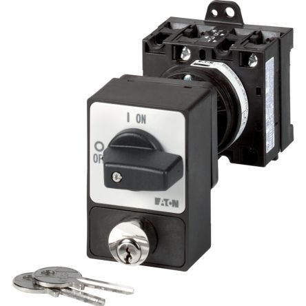 Eaton, 3P 2 Position 90° On-Off Cam Switch, 690V (Volts), 32A, Rotary Actuator