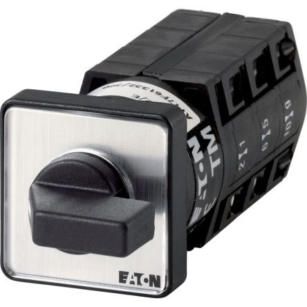 Eaton, 3P 3 Position 60° Multi Step Cam Switch, 500V (Volts), 10A, Toggle Actuator