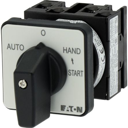 Eaton, 2P 4 Position 45° Changeover Cam Switch, 690V (Volts), 20A, Toggle Actuator