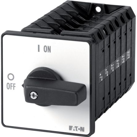 Eaton, 4P 4 Position 45° Multi Step Cam Switch, 690V (Volts), 63A, Short Thumb Grip Actuator