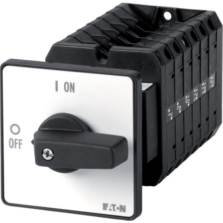 Eaton, 3P 4 Position 60° Multi Speed Cam Switch, 690V (Volts), 63A, Short Thumb Grip Actuator