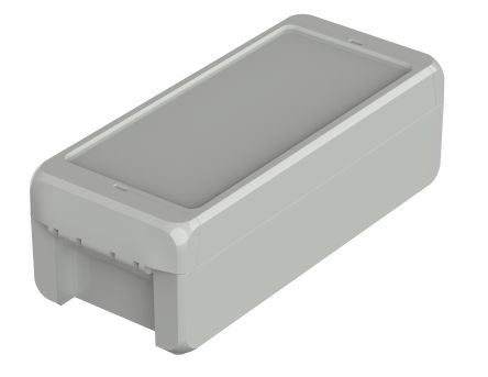 Bopla Bocube Series Light Grey Polycarbonate Enclosure, IP66, IP68, IK07, Light Grey Lid, 191 X 80 X 60mm