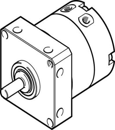 Festo Pneumatischer Drehantrieb, Drehwinkel 90°, Bohrung Ø 6mm, 8 Bar