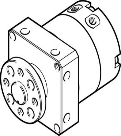 Festo Pneumatischer Drehantrieb, Drehwinkel 180°, Bohrung Ø 8mm, 8 Bar