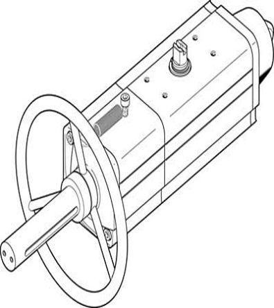 Festo Schwenkantrieb, Drehwinkel 90°, 8,4 Bar