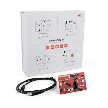 Wurth Elektronik Würth Elektronik Evaluierungsplatine, 2402 → 2480MHz Entwicklungsplatine Bluetooth Für Proteus-I, Bluetooth 4.2