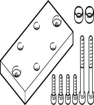 Festo Adaptador DHAA-D-E2-40-Q11-32, For Use With Unidad De Manipulación