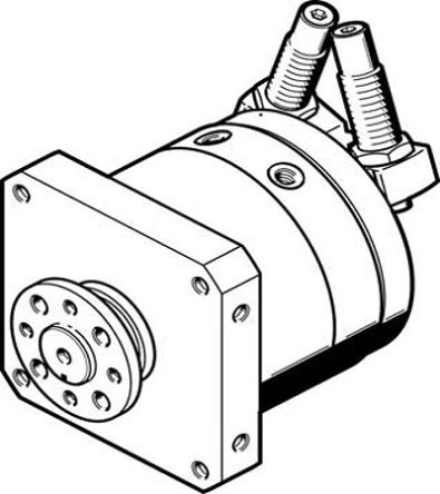 Festo Actuador Giratorio Neumático, DSM-T-12-270-CC-FW-A-B, 246°