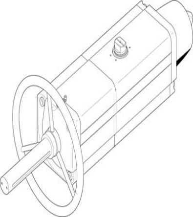 Festo Schwenkantrieb, Drehwinkel 90°, 8,4 Bar