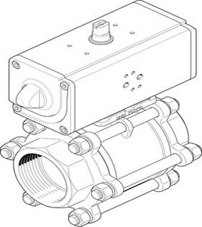 Festo 2-Wege Kugelventil Pneumatisch