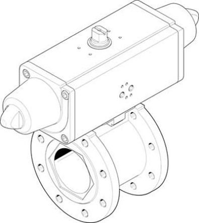 Festo 2-Wege Kugelventil Pneumatisch