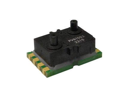 TE Connectivity Differential Pressure Sensor, 100Pa Operating Max, Surface Mount, 8-Pin, 8 Pin SMD