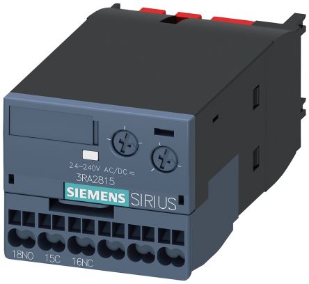 Siemens Bloc De Commutateur Auxiliaire SIRIUS 3RA2 1 Contact 1RT Montage à Clipser