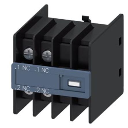 Siemens Bloc De Commutateur Auxiliaire SIRIUS 3RH29 2 Contacts 2 NF à Vis