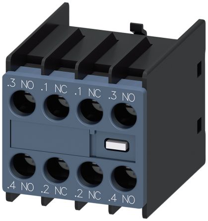 Siemens Bloque De Interruptor Auxiliar SIRIUS 3RH2, Montaje: Montaje A Presión, 2 NA + 2 NC