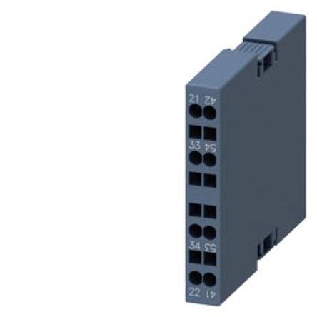 Siemens 3RH2 Hilfsschalterblock 2-polig SIRIUS, 1 Schließer, 1 Öffner Schnappmontage