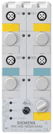 Siemens Módulo E/S Módulo De E/S DI IP67 - K20 K60F, 2 E/2 S, 26,5 → 31,5 V