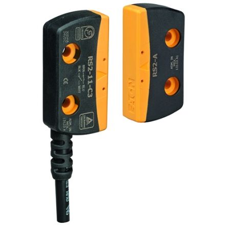 Eaton Moeller 3m Kabel Berührungsloser Sicherheitsschalter Aus Kunststoff 24V Dc, 1NO, Magnet