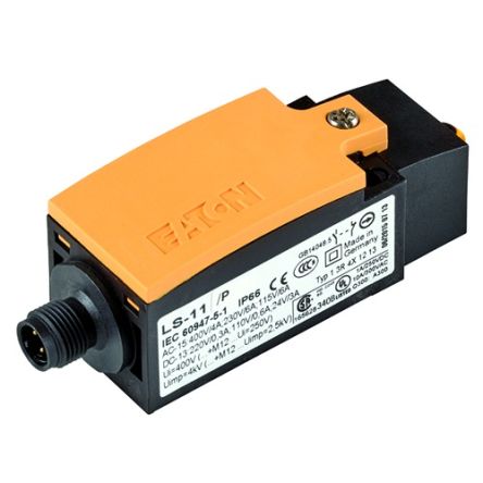 Eaton Safety Interlock Switch, 1NO/1NC, Plastic