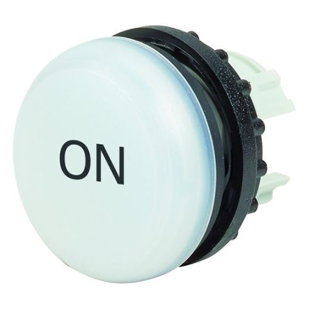 Eaton Leuchtmelder, Leuchtmelder-Frontelement M22 M22 250V Weiß, Ausschnitt-Ø 22.5mm LED Tafelmontage IP66, IP67, IP69K