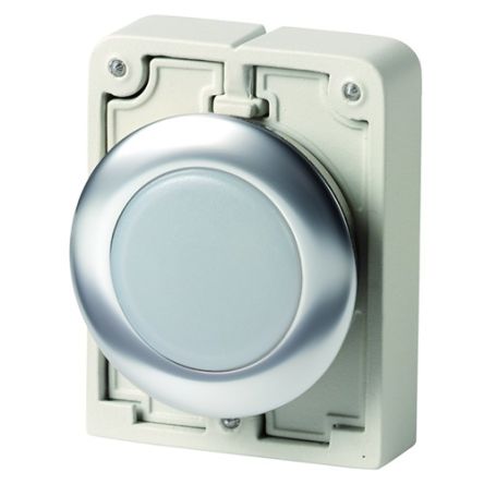 Eaton Leuchtmelder, Leuchtmelder-Frontelement M22 M22 250V Weiß, Ausschnitt-Ø 30mm LED Tafelmontage IP66, IP67, IP69K