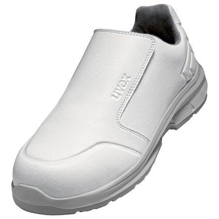 Uvex 1 Men, Women White Toe Capped Safety Shoes, UK 14, EU 49